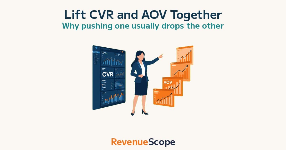 How to Increase CVR and AOV Together: 4 Domains and Phase-Based Priorities 2026