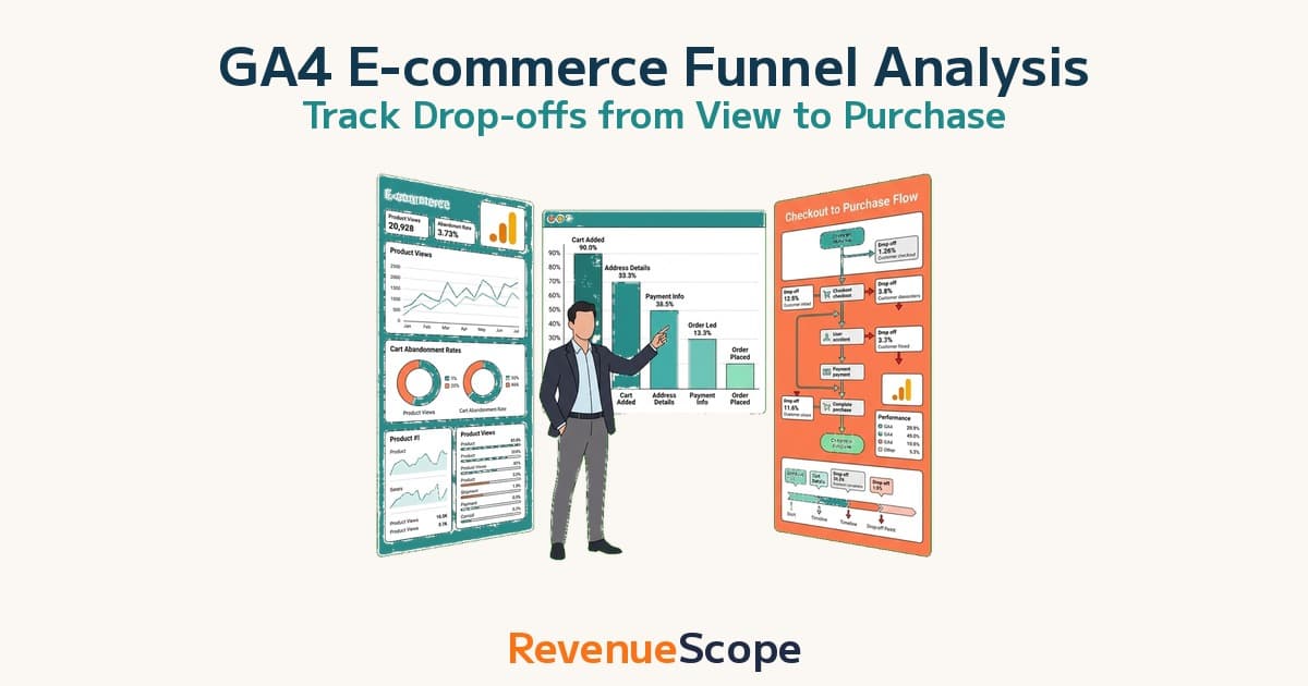 GA4 E-commerce Funnel Setup: From View to Purchase Drop-off Tracking